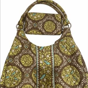 Vera Bradley ‘Sittin In A Tree’ retired pattern purse with matching wallet.